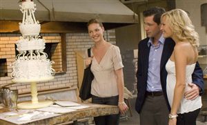 Katherine Heigl, Edward Burns and Malin Akerman only wanted a sticky bun.