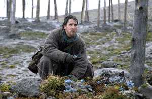 Christian Bale as Bruce Wayne in me-learny-chop-socky mode