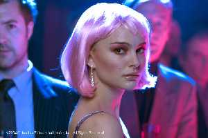 Natalie Portman, in stripper wig.