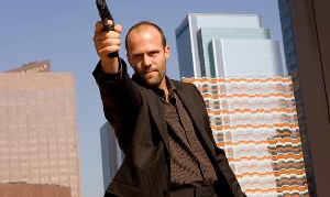 Jason Statham is sooo tired of those damn questionnaire guys in the High Street.