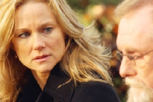 Laura Linney, finally figuring out where the smell of cabbage is coming from.