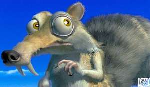 The Scrat hears ice crunching behind him and hopes it's not Michael Jackson.