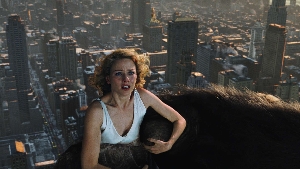 Naomi Watts suddenly realises the pain a horny 25-foot gorilla could cause.