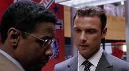 Liev Schreiber as presidential and Manchurian candidate Raymond Prentiss Shaw.