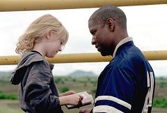 Dakota Fanning and Denzel Washington