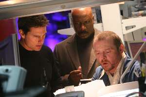 Tom Cruise, Ving Rhames and Simon Pegg find that nasty-mode Sudokus are even harder than their Mission Impossible.