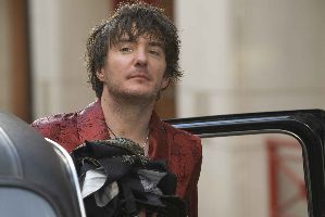 Dylan Moran traded his hairbrush for these rags, which he intends to distil into vodka.