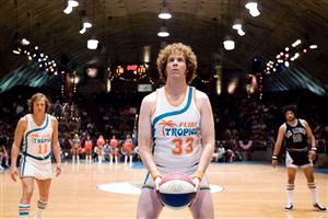 Will Ferrell used basketball-coloured paint to disguise his gonadic elephantitis.