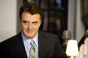 Chris Noth's phone has a most invigorating vibrate function.