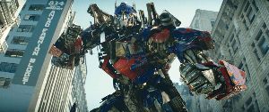 Always a hit at parties, Optimus Prime does his impression of that Citroen C4 ad.