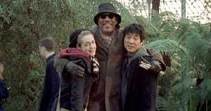 Kerry Condon, Morgan Freeman and Imelda Marcos