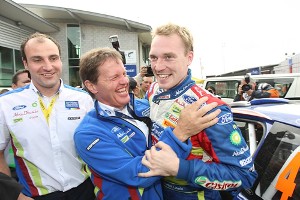 Latvala's a bit happy.
