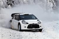 Snowy Citro�n DS3 of Sebastien Ogier